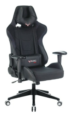 БЮРОКРАТ ZOMBIE VIKING 4 AERO Edition черный текстиль\эко.кожа крестовина пластик