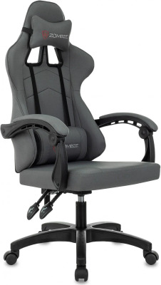 БЮРОКРАТ ZOMBIE ZOOM Fabric серый Neo Grey крестов. пластик ZOMBIE ZOOM/G-FABR