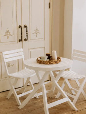 Стол садовый Domfy Garden Table пластик белый DOMFY GARDEN TBL/WH