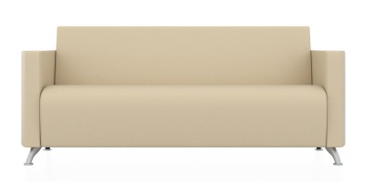 Диван Сити\ 3-х мест\ ИК Р2 euroline 907\ кремово-белый