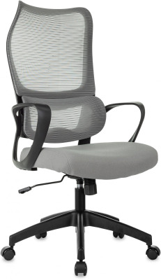 БЮРОКРАТ SIGMA 2 серый сетка\ткань крестов.пластик GREY