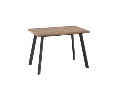 Стол BORG-110 раздвижной 110(142)х70 Дуб Веллингтон\Черный