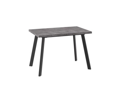 Стол BORG-110 раздвижной 110(142)х70 Дымчатая Керамика\Черный