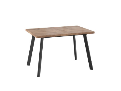 Стол BORG-120 раздвижной 120(160)х80 Дуб Веллингтон\Черный