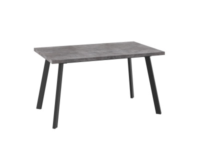 Стол BORG-140 раздвижной 140(180)х85 Дымчатая Керамика\Черный