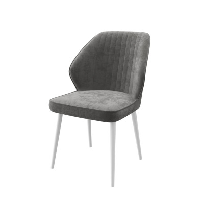 Стул MICHAEL Белый\ANTRACITE Lux b28