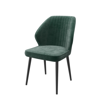 Стул MICHAEL Черный\GREEN Lux b10