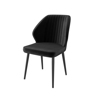 Стул MICHAEL, d24 BLACK LUXЧЕРНЫЙ