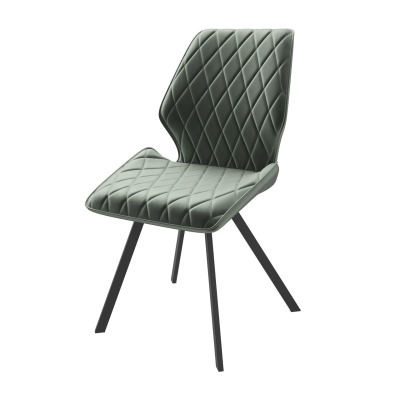 Стул Rafael T08 OLIVE GREY LUX/ЧЕРНЫЙ