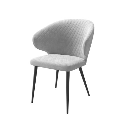 Стул ROB Черный\Silver Lux b20