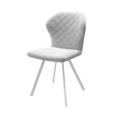 Стул ROBBY Белый\BLUE Lux b8