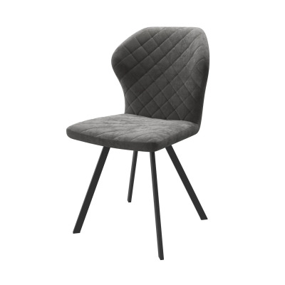 Стул ROBBY Черный\ANTRACITE Lux b28