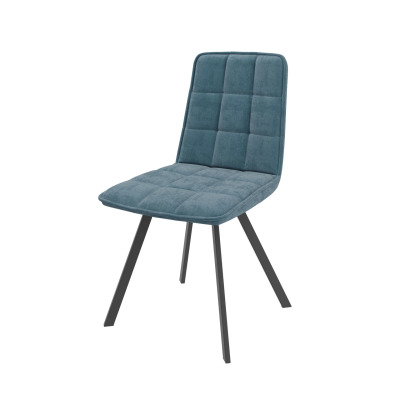 Стул ROM M Черный\BLUE Lux b8