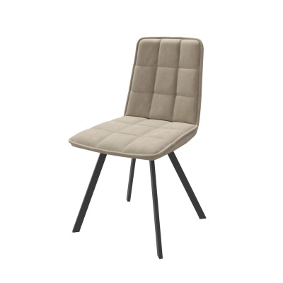 Стул ROM M Черный\Замша Lux Латте K2