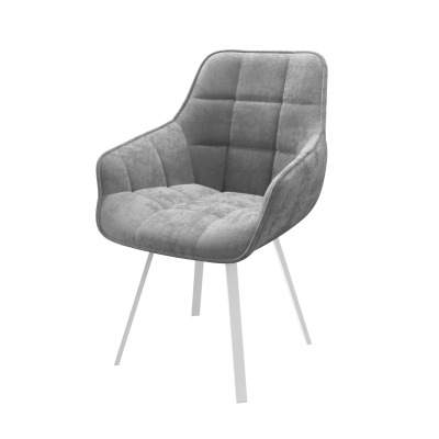 Стул ROMEO Белый\GREY Lux b22