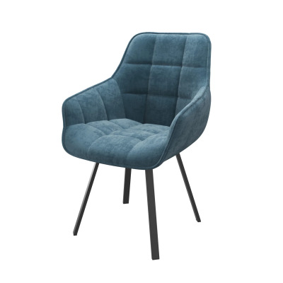 Стул ROMEO ЧерныйBLUE Lux b8