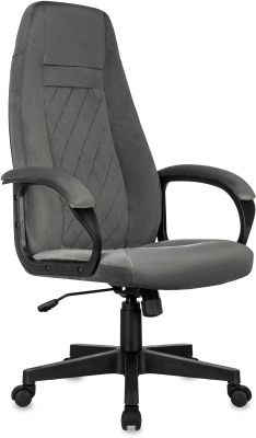 Кресло руководителя Бюрократ CH-730 Fabric темно-серый Holland 18 крестов. пластик CH-730/FABR-DGREY