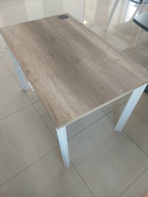 Стол TIRK-110 раздвижной 110(142)х70 Дуб Каньон\Белый