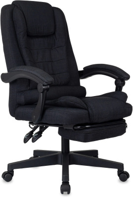 Бюрократ Ch-Boss черный 38-418 крестов. Пластик подст.для ног CHBOSS/418B
