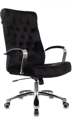 Бюрократ T-9928SL Fabric черный Holland 75 крестов. металл хром T-9928SL/FABR/BLA CK