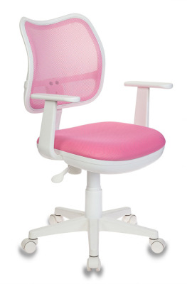БЮРОКРАТ CH-W797 PK\TW-13 A \сетка розовый (пластик белый)